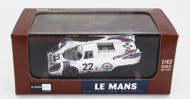 Ixo-models Porsche 917k 4.9l Team Martini Racing N 22 1:43, bílá