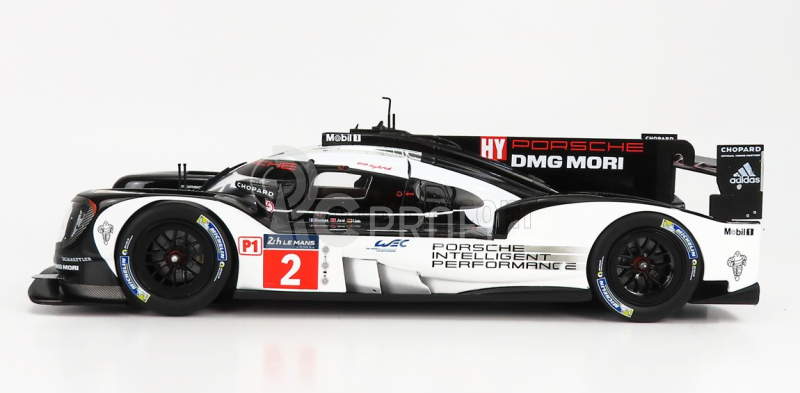 Ixo-models Porsche 919 Hybrid 2.0l Turbo Team Porsche N 2 1:18, černobílá