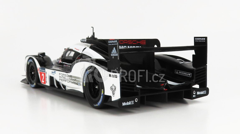 Ixo-models Porsche 919 Hybrid 2.0l Turbo Team Porsche N 2 1:18, černobílá