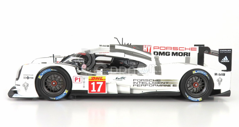 Ixo-models Porsche 919 Hybrid 2.0l Turbo V4 Team Porsche N 17 1:18, bílá
