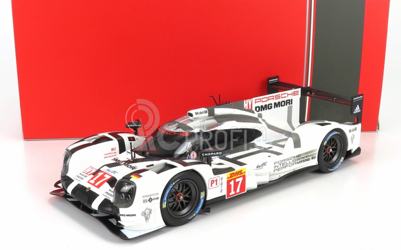 Ixo-models Porsche 919 Hybrid 2.0l Turbo V4 Team Porsche N 17 1:18, bílá