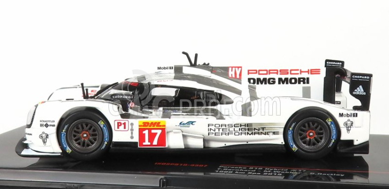 Ixo-models Porsche 919 Hybrid 2.0l Turbo V4 Team Porsche N 17 1:43, bílá