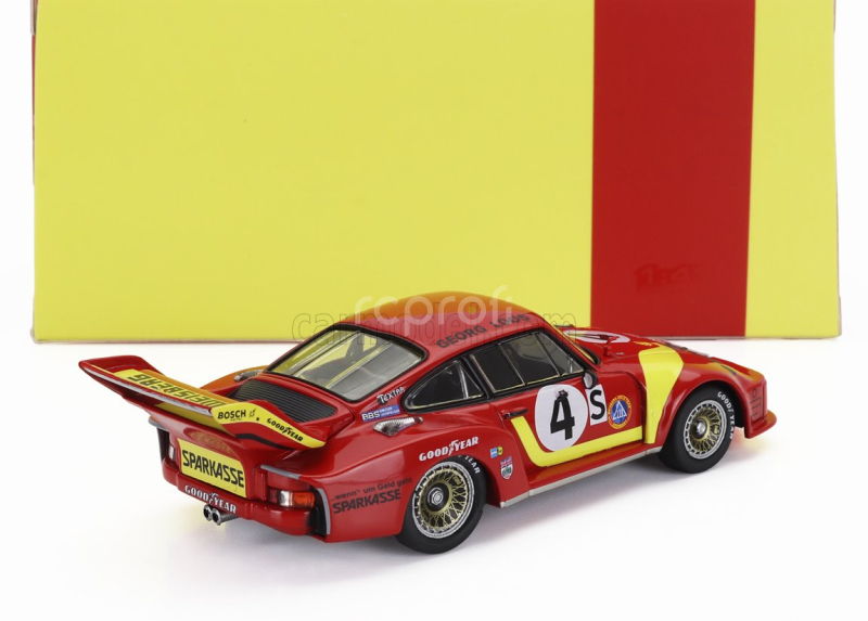Ixo-models Porsche 935/77a 930 Team Gelo Racing N 4 6h Silverstone 1978 Klaus Ludwig - Hans Heyer 1:43 Červená Žlutá