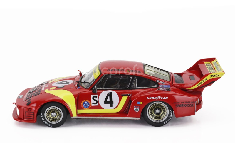 Ixo-models Porsche 935/77a 930 Team Gelo Racing N 4 6h Silverstone 1978 Klaus Ludwig - Hans Heyer 1:43 Červená Žlutá