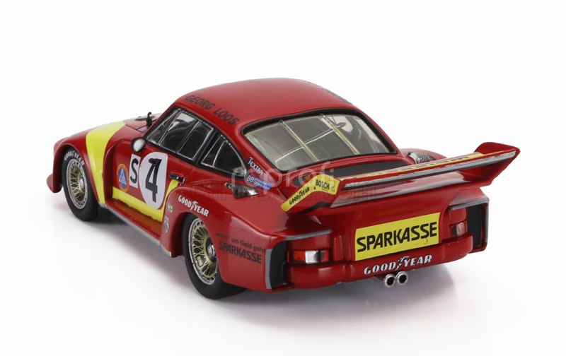 Ixo-models Porsche 935/77a 930 Team Gelo Racing N 4 6h Silverstone 1978 Klaus Ludwig - Hans Heyer 1:43 Červená Žlutá