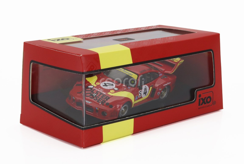 Ixo-models Porsche 935/77a 930 Team Gelo Racing N 4 6h Silverstone 1978 Klaus Ludwig - Hans Heyer 1:43 Červená Žlutá
