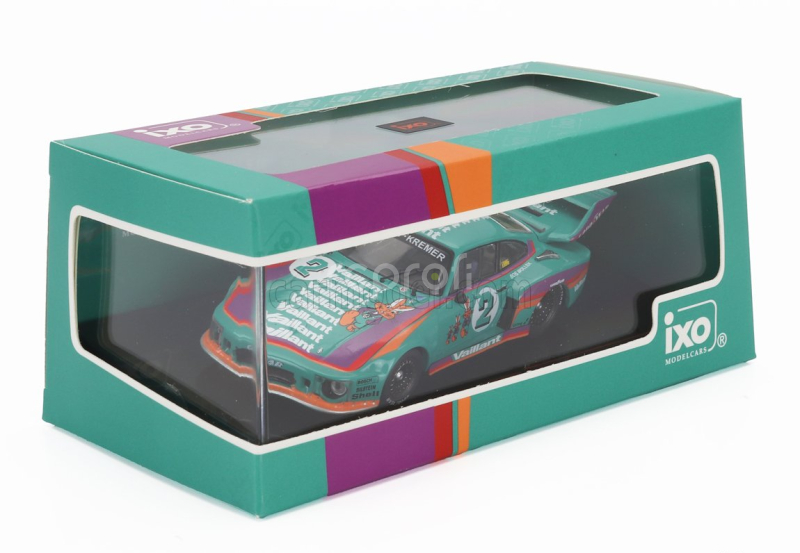 Ixo-models Porsche 935/77a 930 Team Vaillant Kremer N 2 2nd Drm Zolder 1978 Bob Wollek 1:43 Světle Zelená