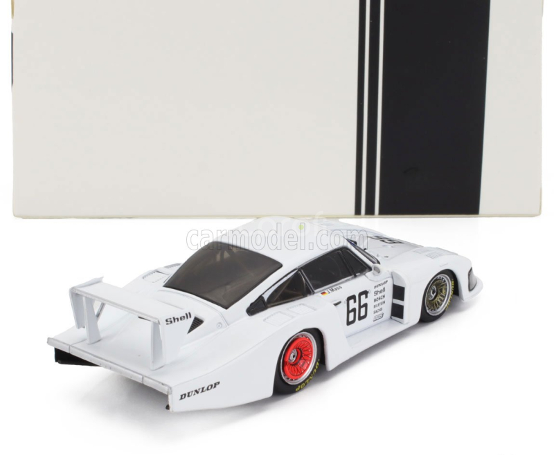 Ixo-models Porsche 935/78 930 Team Joest Racing N 66 3rd Place Drm Zolder 1981 Jochen Mass 1:43 Bílá