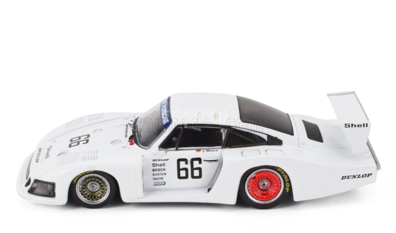 Ixo-models Porsche 935/78 930 Team Joest Racing N 66 3rd Place Drm Zolder 1981 Jochen Mass 1:43 Bílá