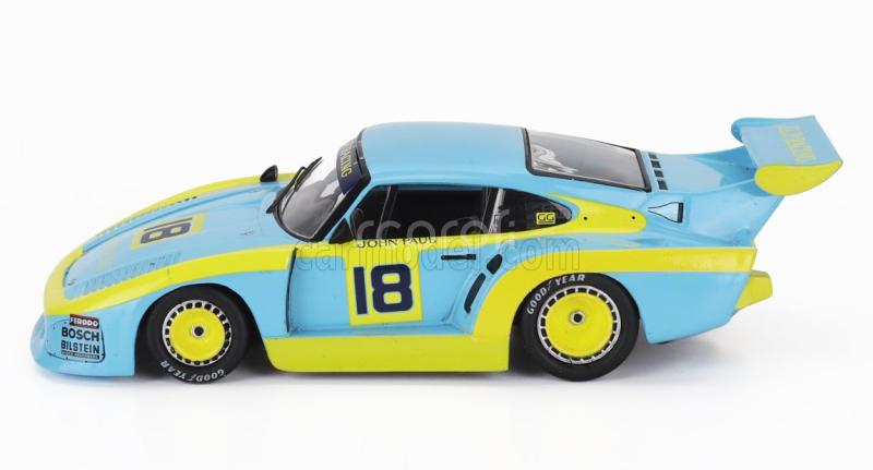 Ixo-models Porsche 935 930 K3 3.0l F6 Turbo Team Jlp Racing N 18 3rd 6h Silverstone 1980 John Paul - Brian Redman 1:43 Světle Modrá Žlutá
