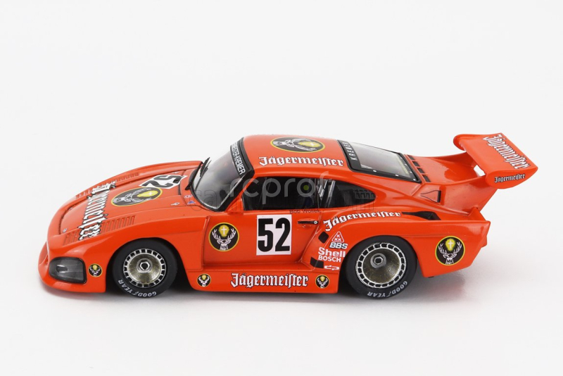 Ixo-models Porsche 935 K3 Team Jagermeister Kremer Racing N 52 2nd Nurburgring Drm 1981 Bob Wollek 1:43 Orange
