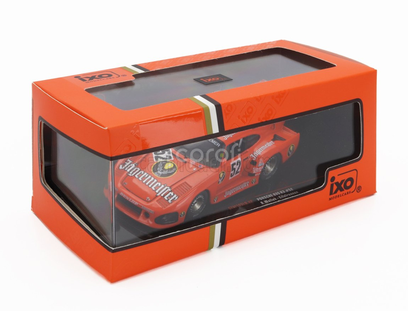 Ixo-models Porsche 935 K3 Team Jagermeister Kremer Racing N 52 2nd Nurburgring Drm 1981 Bob Wollek 1:43 Orange