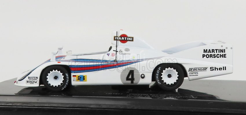 Ixo-models Porsche 936/77 2.1l Twin Turbo Team Martini Racing Porsche System N 4 Winner 24h Le Mans 1977 Jacky Ickx - Hurley Hywood - Jurgen Barth 1:43 Bílá Červená Modrá