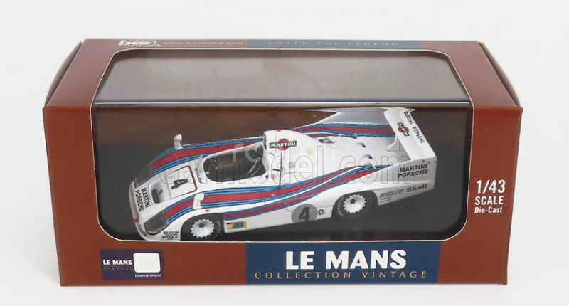 Ixo-models Porsche 936/77 2.1l Twin Turbo Team Martini Racing Porsche System N 4 Winner 24h Le Mans 1977 Jacky Ickx - Hurley Hywood - Jurgen Barth 1:43 Bílá Červená Modrá