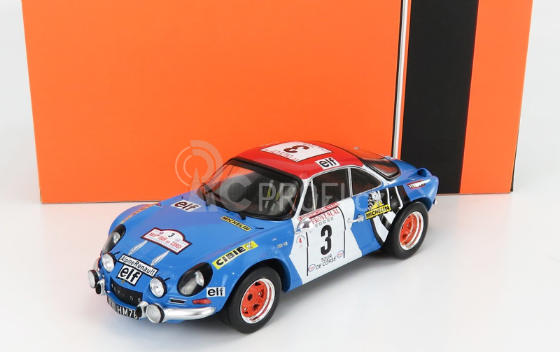 Ixo-models Renault Alpine A110 N 3 Rally Tour De Corse 1973 1:18