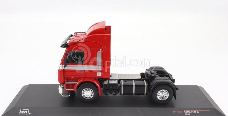 Ixo-models Scania 142m Tractor Truck 2-assi 1981 1:43 Červená Bílá