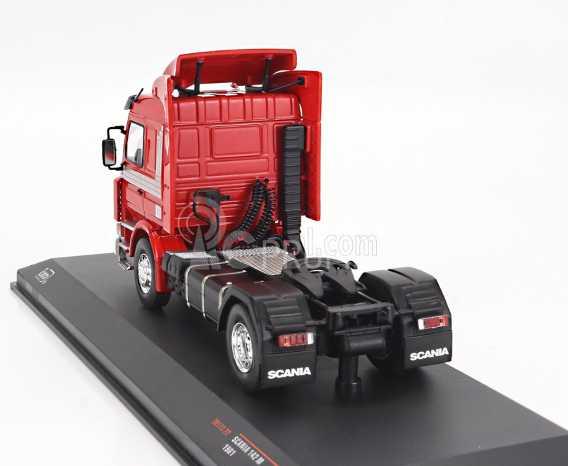 Ixo-models Scania 142m Tractor Truck 2-assi 1981 1:43 Červená Bílá
