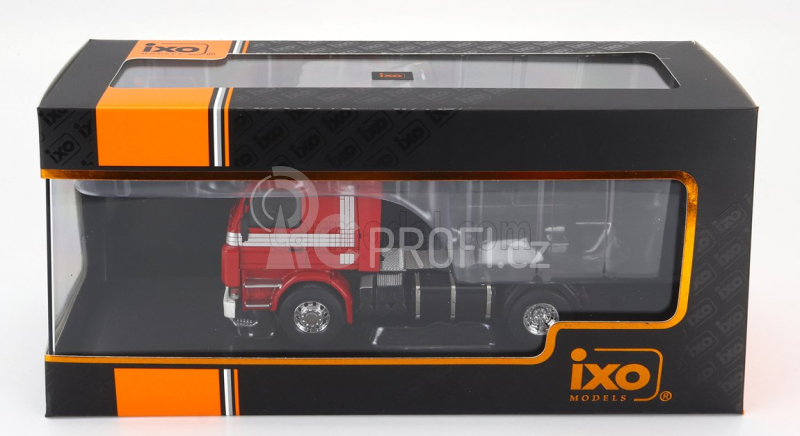 Ixo-models Scania 142m Tractor Truck 2-assi 1981 1:43 Červená Bílá