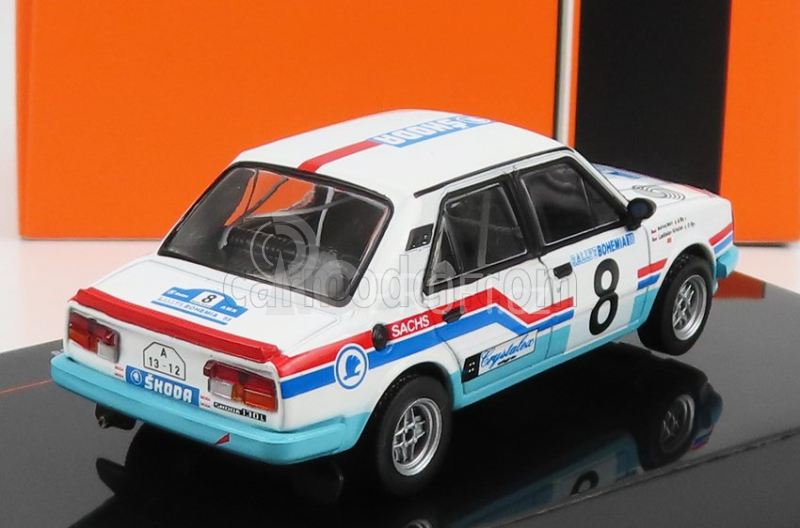 Ixo-models Škoda 130l Team Uamk Skoda Mlada Boleslav N 8 1:43, bílá