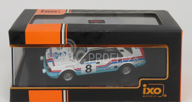 Ixo-models Škoda 130l Team Uamk Skoda Mlada Boleslav N 8 1:43, bílá