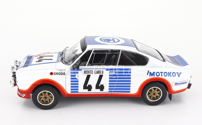 Ixo-models Škoda 130rs Team Skoda (night Version) N 44 1:24, bílá