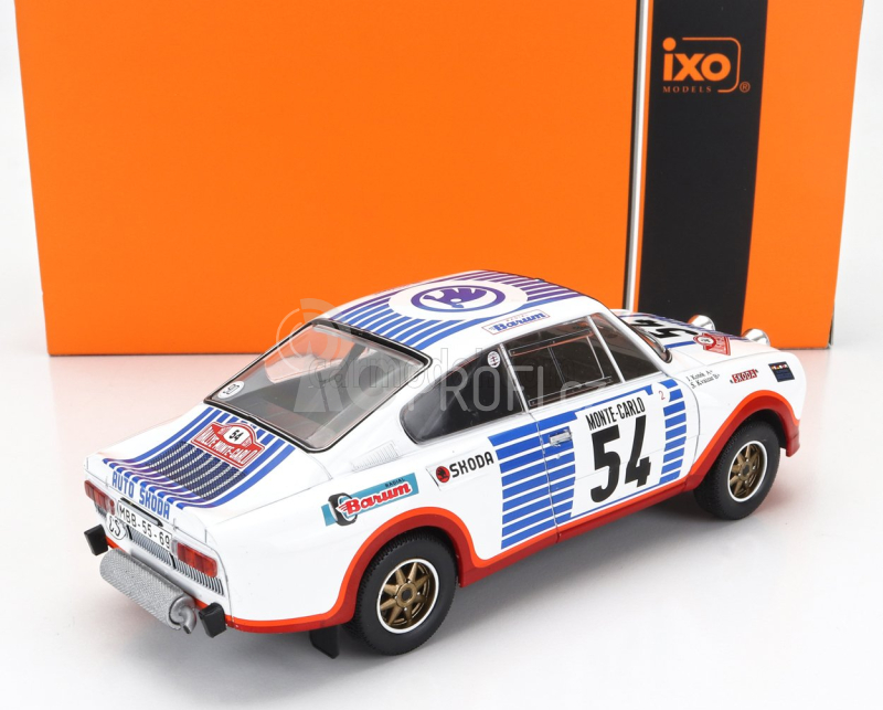 Ixo-models Škoda 130rs Team Skoda (night Version) N 54 1:24, bílá