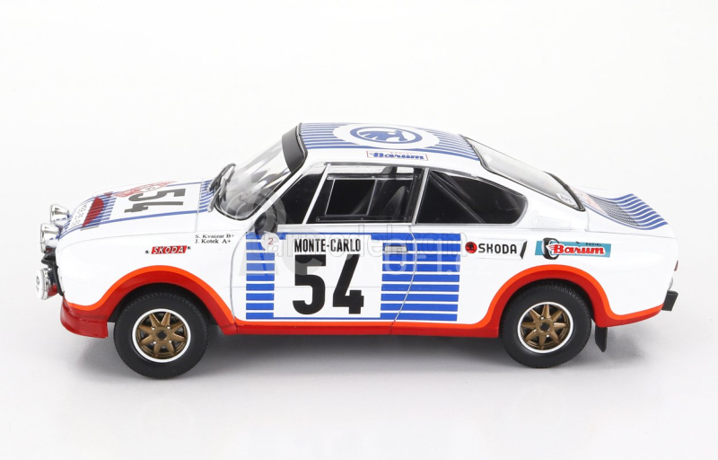 Ixo-models Škoda 130rs Team Skoda (night Version) N 54 1:24, bílá