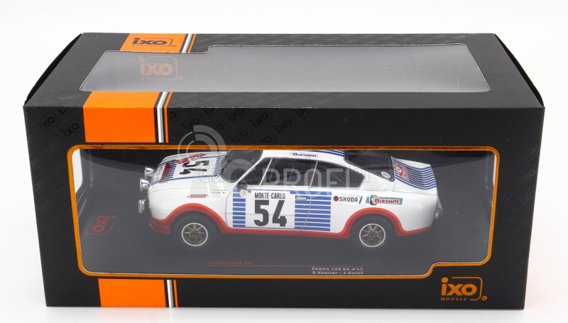Ixo-models Škoda 130rs Team Skoda (night Version) N 54 1:24, bílá