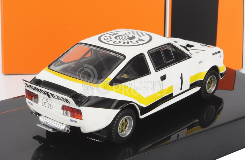 Ixo-models Škoda 160rs Mtx (night Version) N 1 Rally Sumava 1984 1:43, bílá