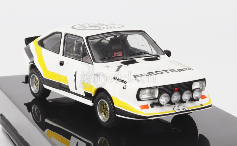 Ixo-models Škoda 160rs Mtx (night Version) N 1 Rally Sumava 1984 1:43, bílá
