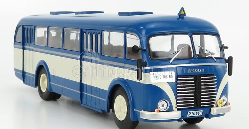 Ixo-models Škoda 706 Ro Autobus 1947 1:43 Modrá Bílá
