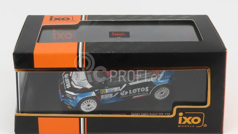 Ixo-models Škoda Fabia Rally2 Evo N 26 Rally Monza 2021 1:43