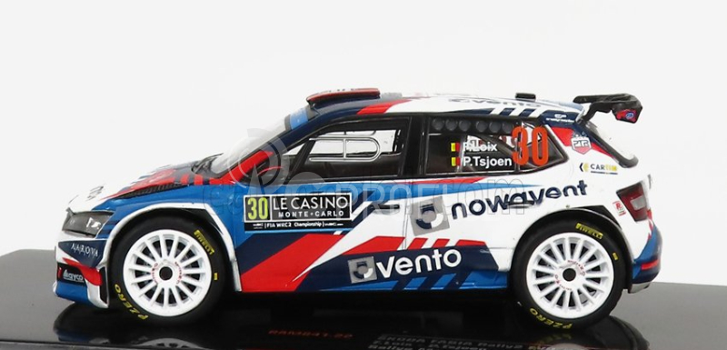 Ixo-models Škoda Fabia Rally2 Evo N 30 Rally Montecarlo 2022 1:43