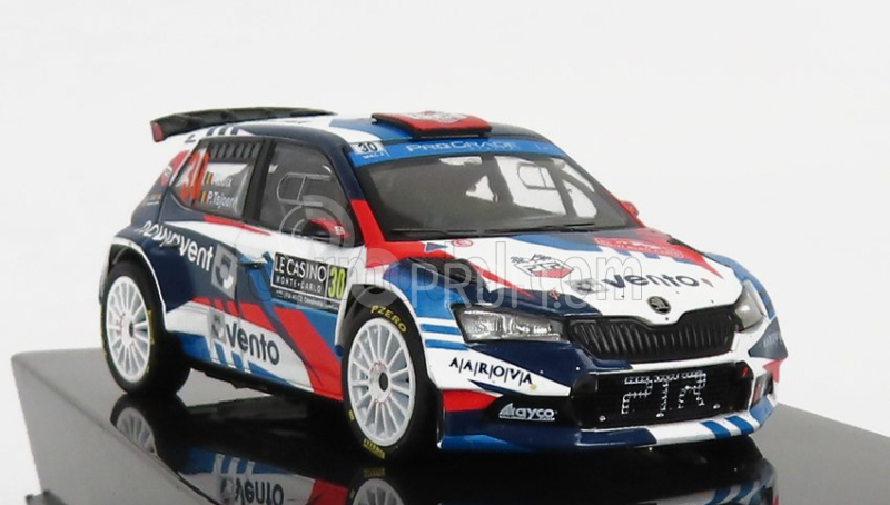 Ixo-models Škoda Fabia Rally2 Evo N 30 Rally Montecarlo 2022 1:43