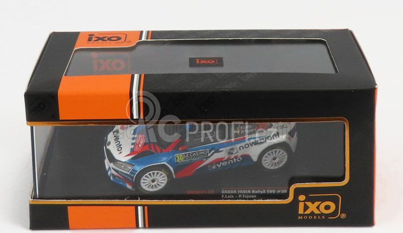 Ixo-models Škoda Fabia Rally2 Evo N 30 Rally Montecarlo 2022 1:43