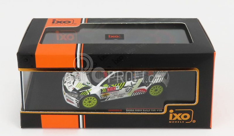 Ixo-models Škoda Fabia Rally2 Evo N 30 Rally Ypres 2021 1:43