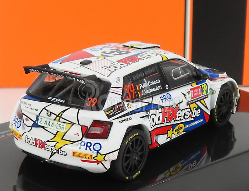 Ixo-models Škoda Fabia Rally2 Evo N 39 Rally Ypres 2021 1:43