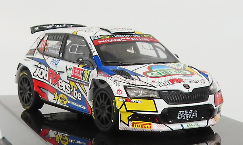 Ixo-models Škoda Fabia Rally2 Evo N 39 Rally Ypres 2021 1:43