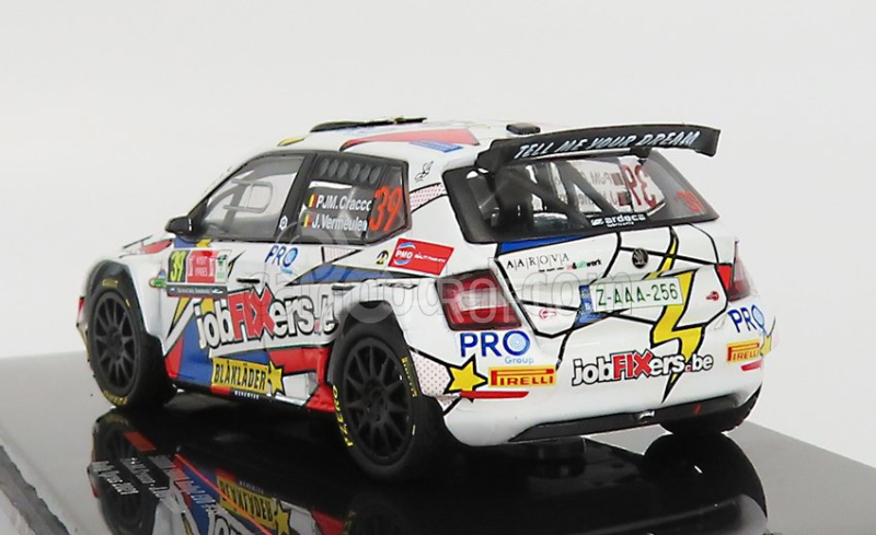 Ixo-models Škoda Fabia Rally2 Evo N 39 Rally Ypres 2021 1:43