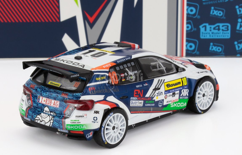 Ixo-models Škoda Fabia Rally2 Evo Team Eurosol Racing Hungary N 10 2th Rally Barum 2024 Simon Wagner - Jara Hain 1:43 Různé