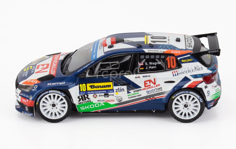 Ixo-models Škoda Fabia Rally2 Evo Team Eurosol Racing Hungary N 10 2th Rally Barum 2024 Simon Wagner - Jara Hain 1:43 Různé