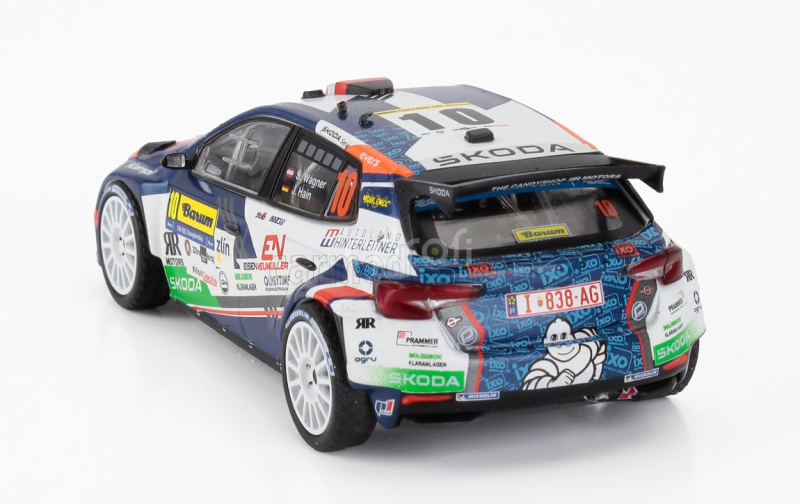 Ixo-models Škoda Fabia Rally2 Evo Team Eurosol Racing Hungary N 10 2th Rally Barum 2024 Simon Wagner - Jara Hain 1:43 Různé