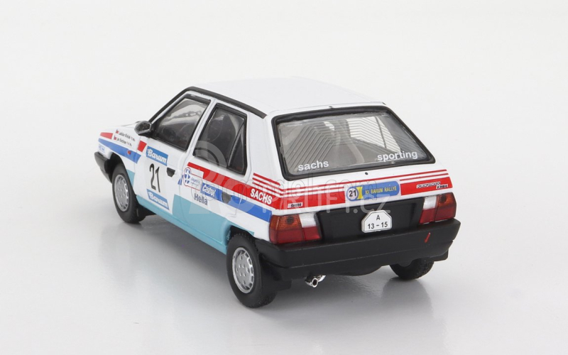 Ixo-models Škoda Favorit 136l (night Version) N 21 Rally Barum 1990 1:43, bílá