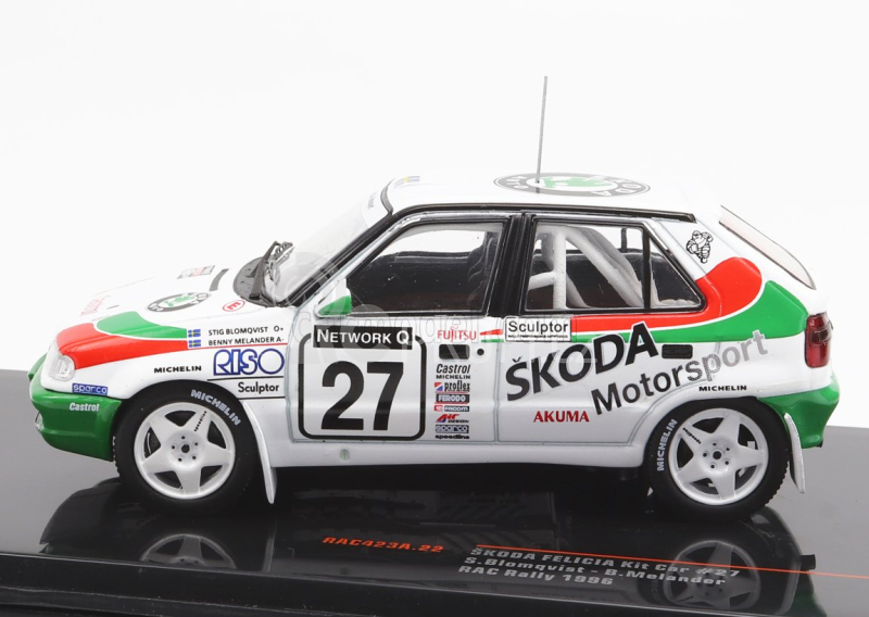 Ixo-models Škoda Felicia Team Skoda Motorsport N 27 1:43, bílá