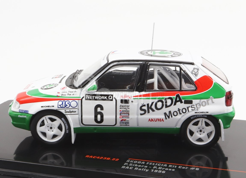 Ixo-models Škoda Felicia Team Skoda Motorsport N 6 1:43, bílá