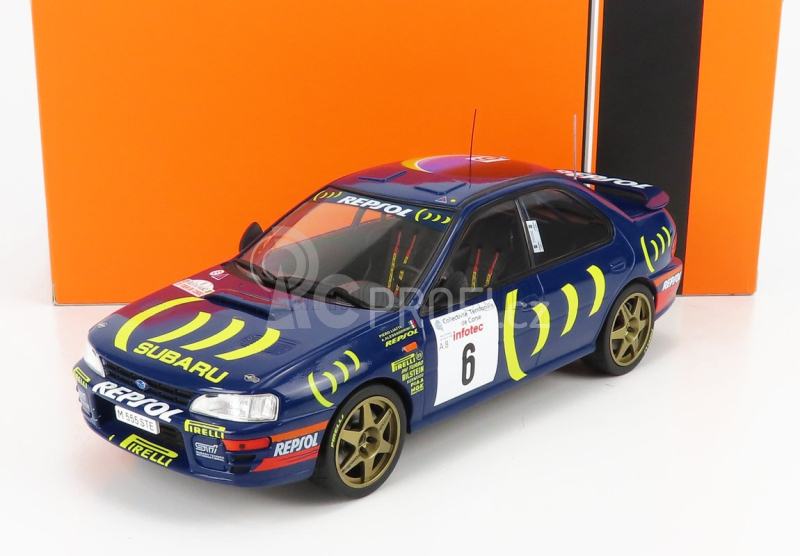 Ixo-models Subaru Impreza 555 Repsol N 6 Rally Tour De Corse 1995 1:18, modrá