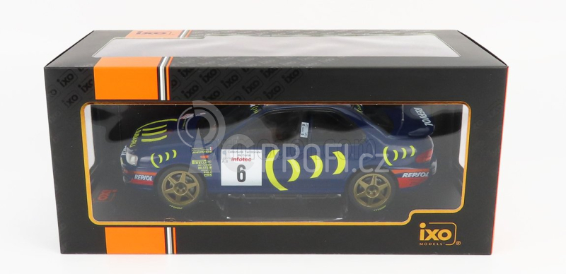 Ixo-models Subaru Impreza 555 Repsol N 6 Rally Tour De Corse 1995 1:18, modrá