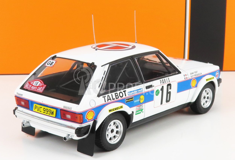 Ixo-models Talbot Sunbeam Lotus (night Version) N 16 Rally Montecarlo 1981 1:24, bílá