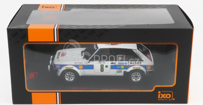 Ixo-models Talbot Sunbeam Lotus (night Version) N 8 Rally Montecarlo 1981 1:24, bílá