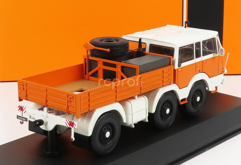 Ixo-models Tatra 813 6x6 Truck 3-assi 1968 1:43 Žlutá Bílá